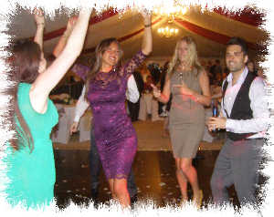 Mobile disco party dancers image