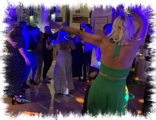Party dancers at Kings Hill Golf Club
