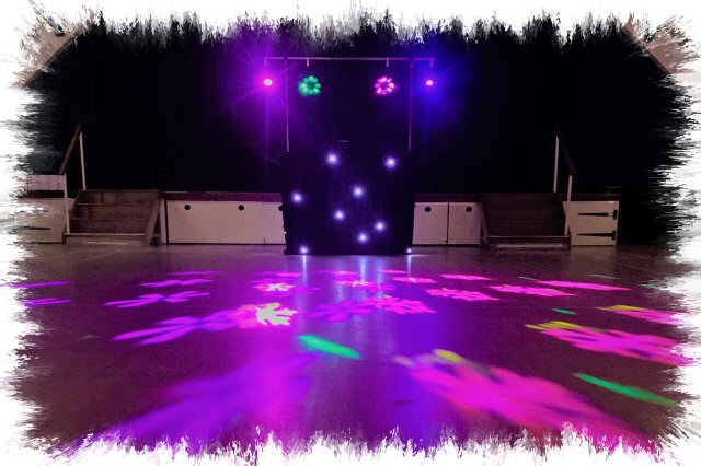 childrens disco set up