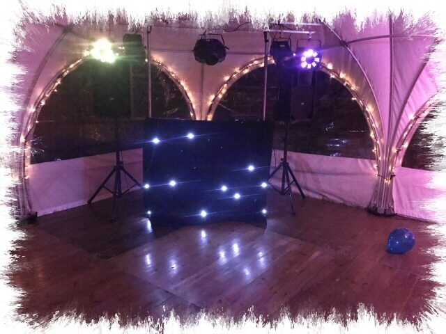 housewarming party disco setup