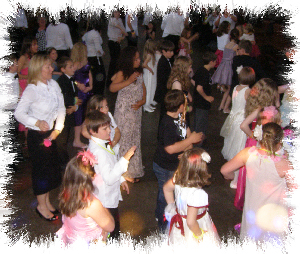 new ash green mobile disco dancers