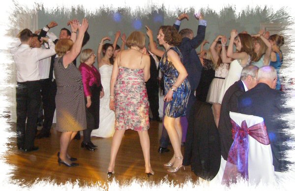 Mobile disco in Sandwich with DJ and lighting setup