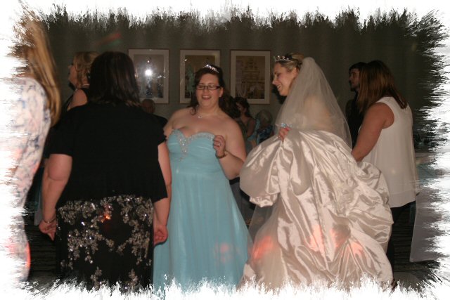 wedding disco surrey bride dancing